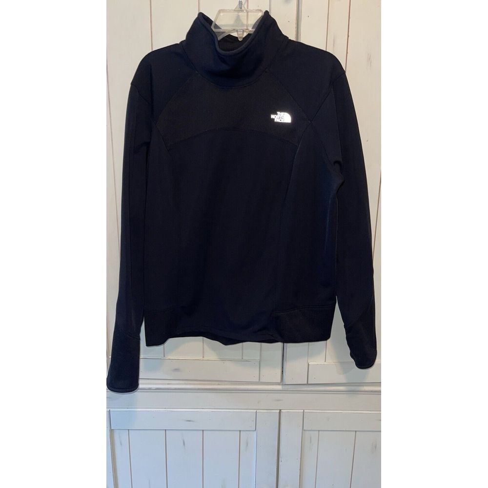 North Face Flash Dry Pullover, Women's High Neck Shirt, Thumb Loops